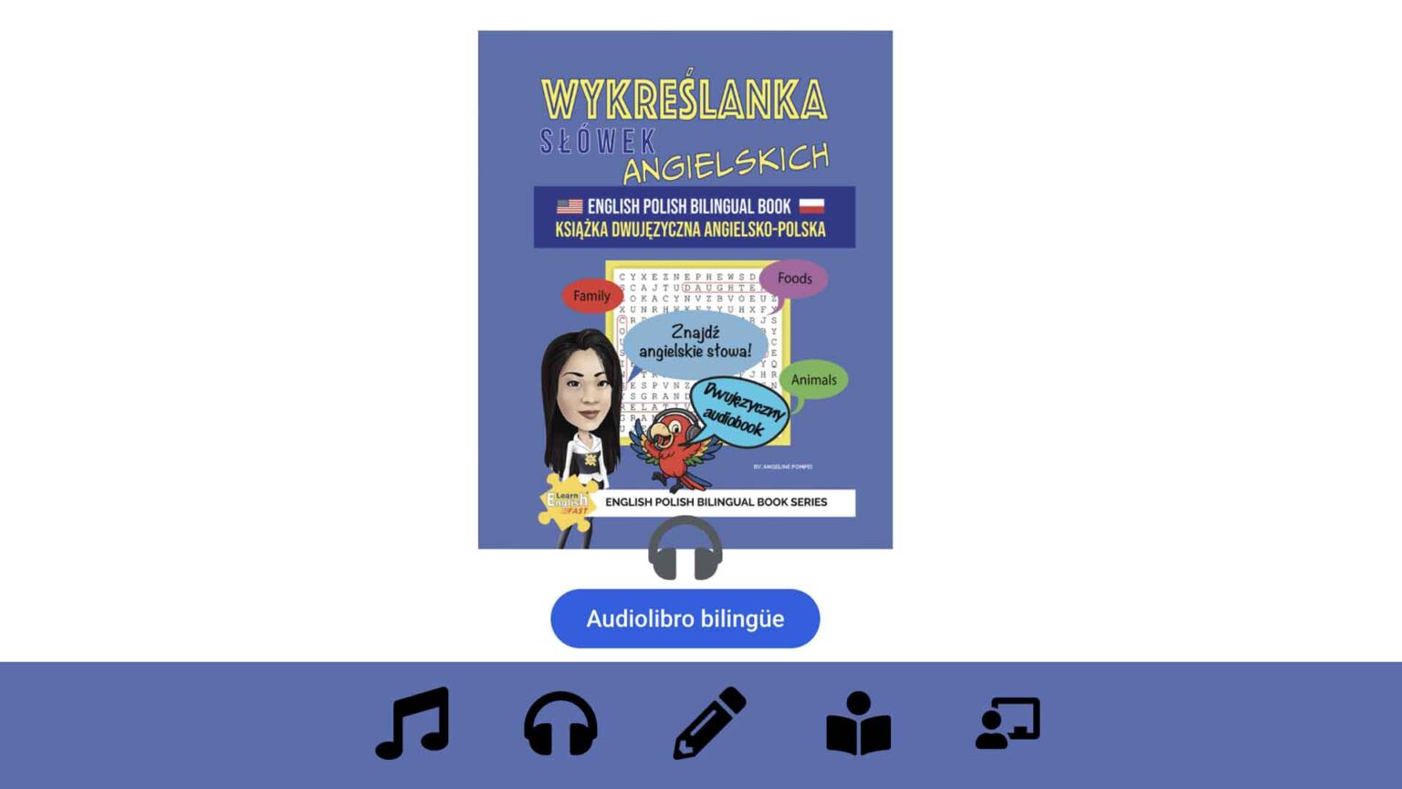 Bilingual Audiobook English Polish Vocabulary