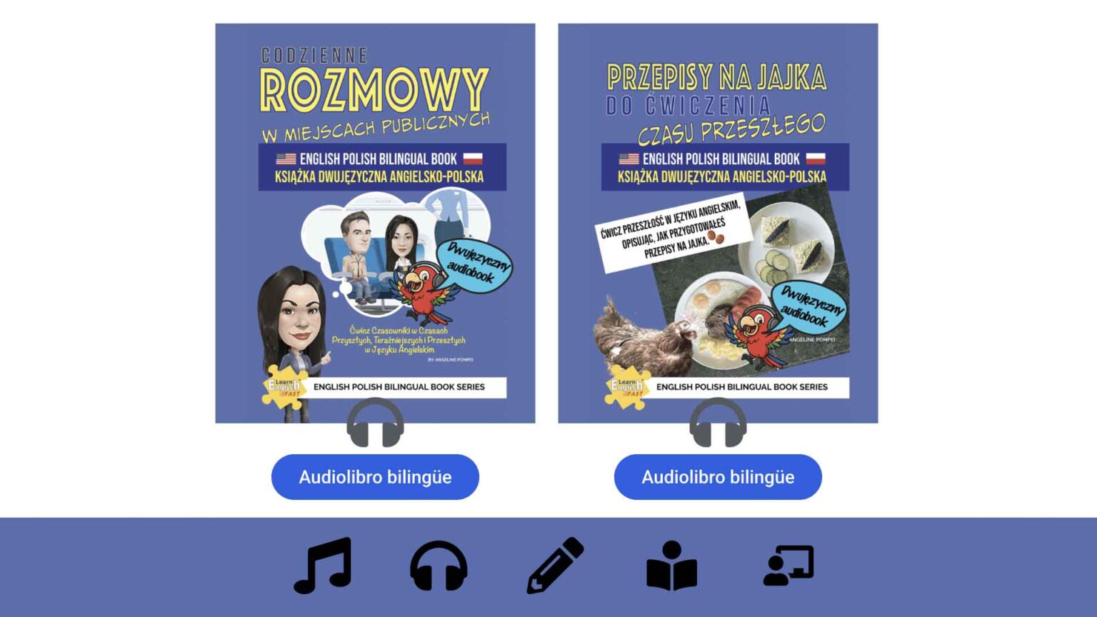 English Polish Bilingual Audiobooks